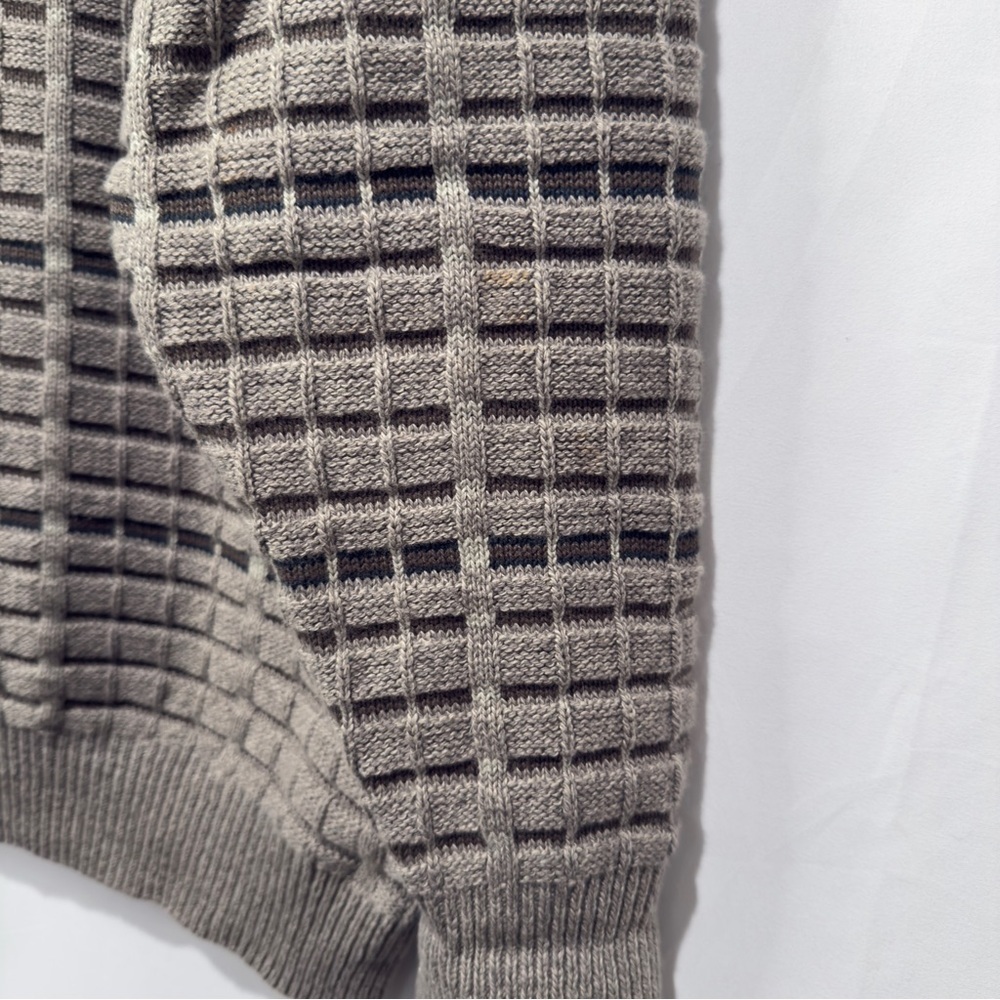 Vintage 90s Shenandoah Sweater, Grandma Sweater Brown Oversized Grandpa Crewneck - Picture 10 of 11
